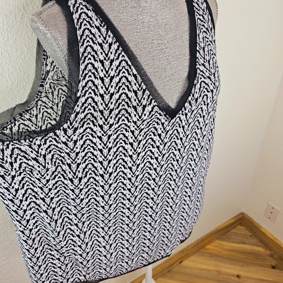 Halogen Batik Chevron Print Tank Top Size XXL - Picture 1 of 8